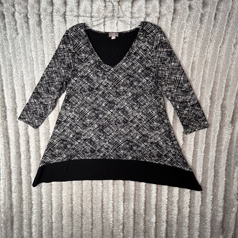 J Jill Wearever Collection Top Size Small Petite Stretch‎ Multicolor